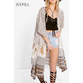 Tropical Printed Woven Women Kimono Jacket